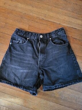Zara Black Denim Shorts